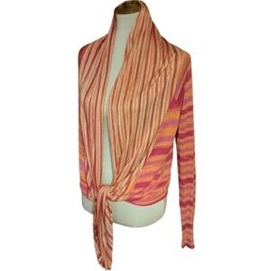 Buffalo David Bitton Bright Striped Slouchy Cardigan